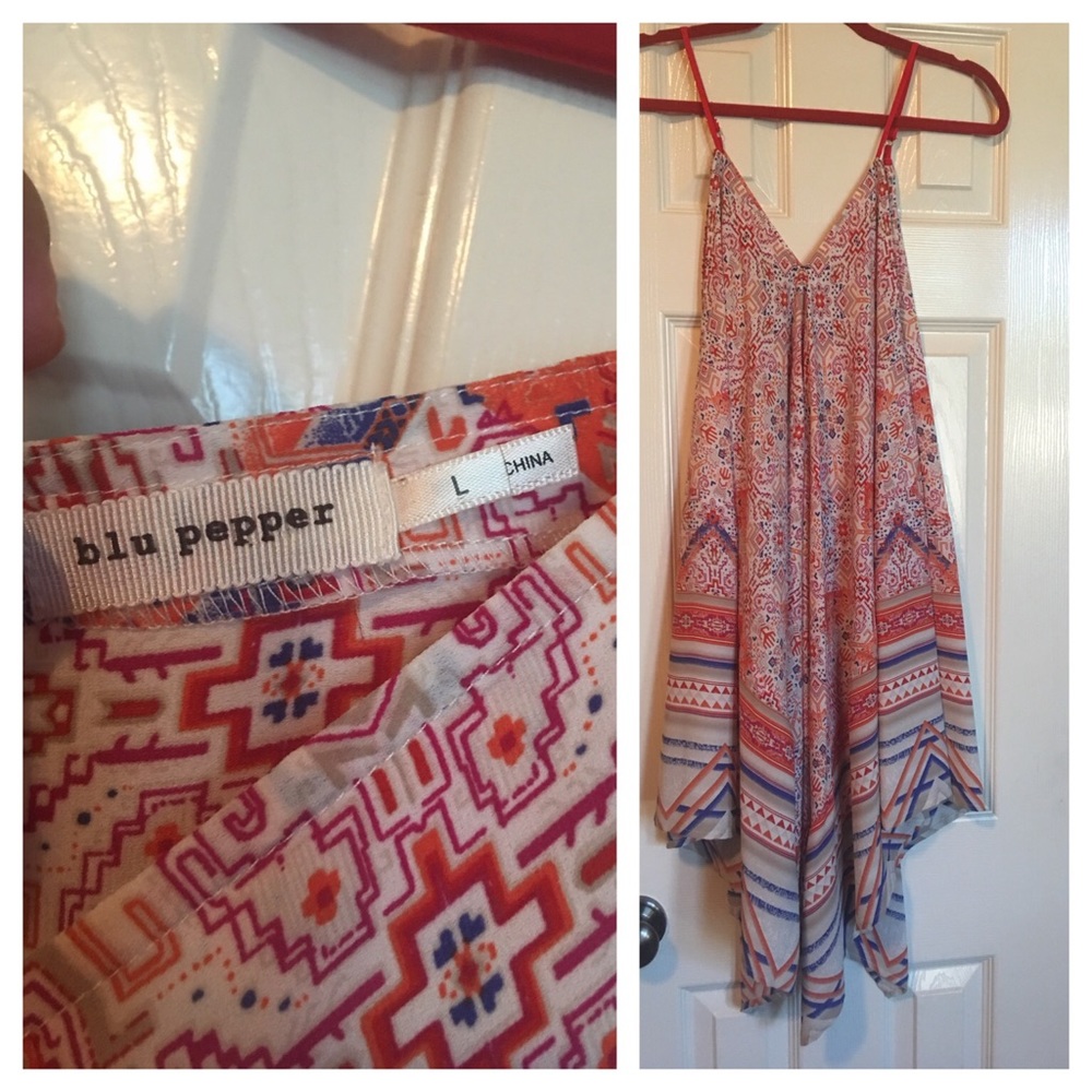 Blu Pepper scarf dress